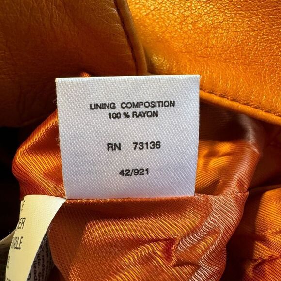 Max Mara Weekend Leather Jacket 4 - Picture 9 of 11